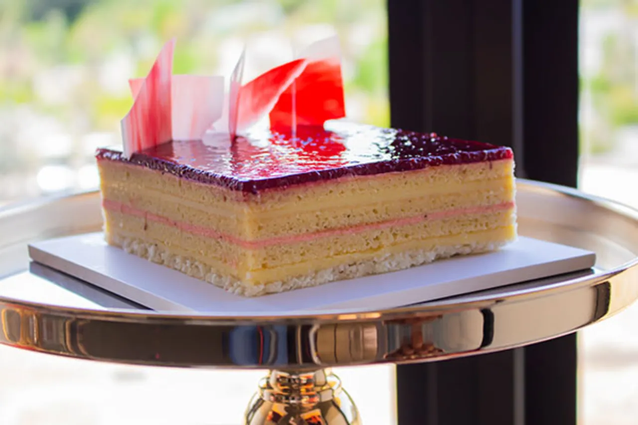 Coco-raspberry Opera - Puratos Australia